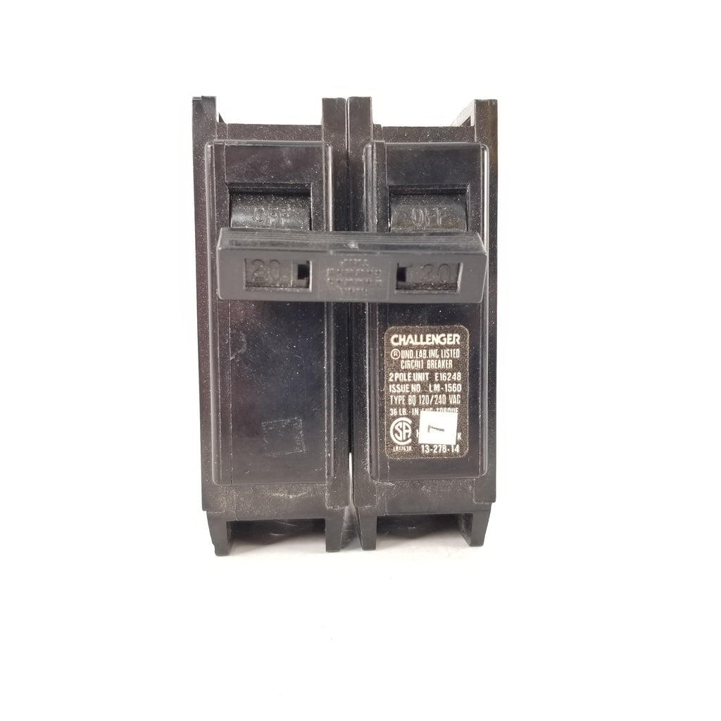 Sylvania Circuit Breaker 20 Amp 120/240 Volts 2 Pole Bolt On – IndSurp