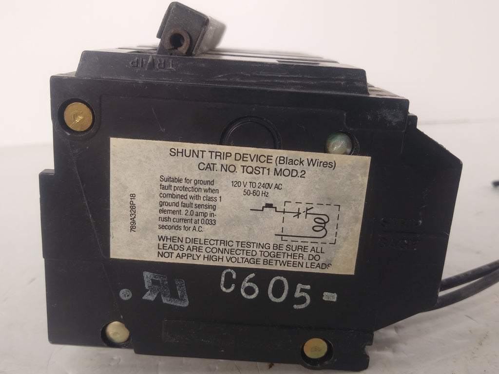 GE THQB Circuit Breaker 50 Amp 240 Volt 3 Pole Bolt OnOn IndSurp
