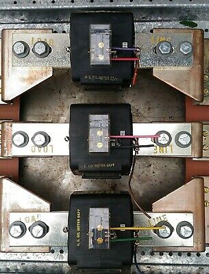 Schlumberger 800:5 Amp Current Transformer 0.6 KV BIL 10 KV Cat#92352-193  60 Hz