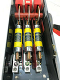 Square D Branch Switch/Disconnect 200 Amp 600 Volt 3 Pole 3 Wire Fused