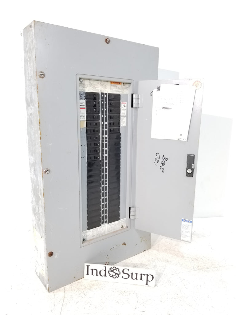 CH/Cutler Hammer PRL1 Panel With 40 Amp Main & Breakers a 208Y/120 Vol