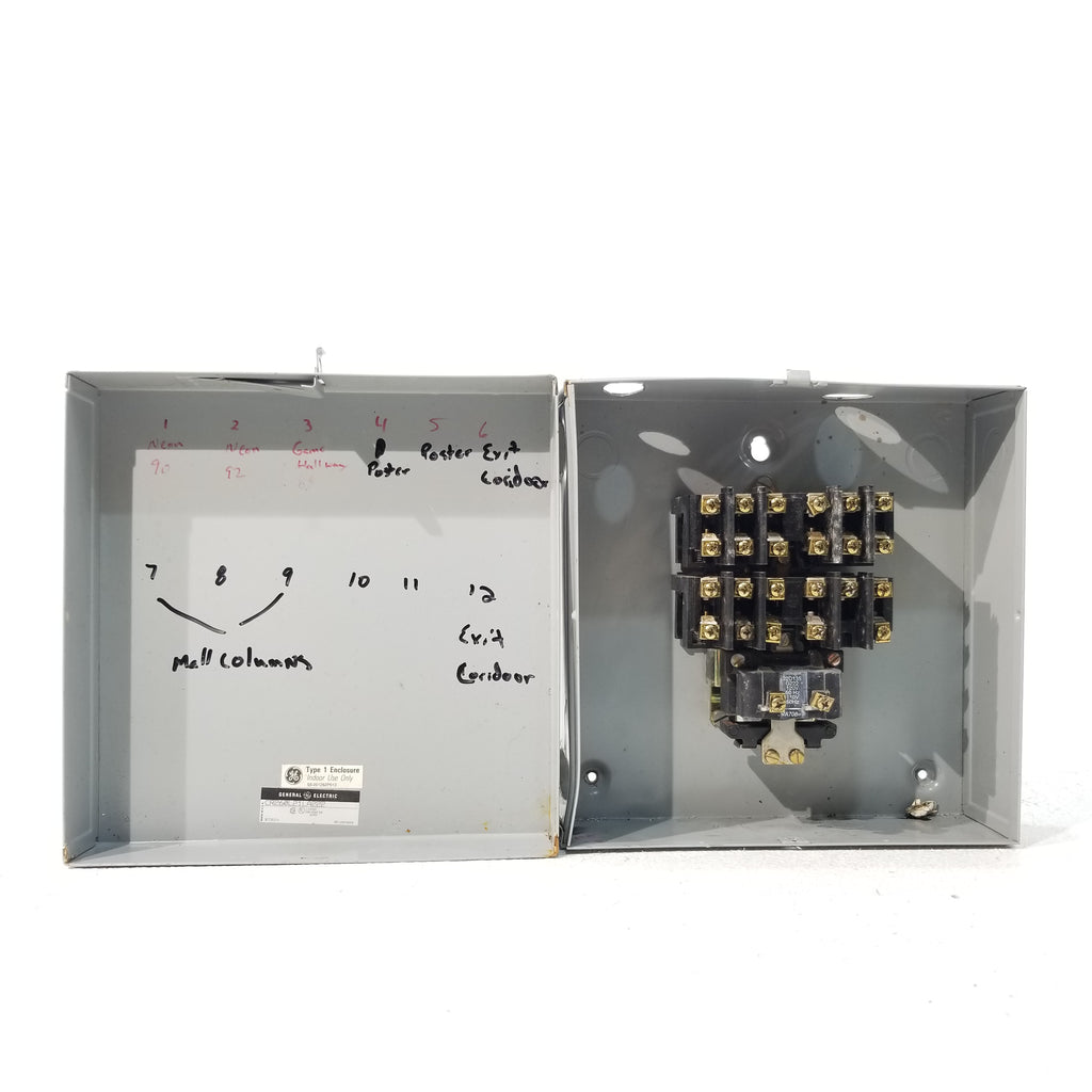 GE Lighting Contactor 20 Amp 120 Volt IndSurp