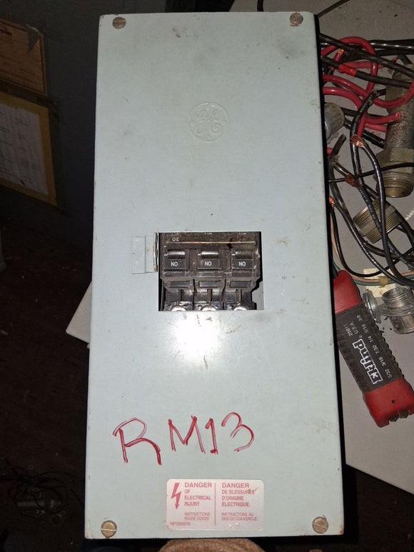 GE Circuit Breaker In Enclosure Cat# TQL100F Model 8