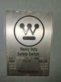 Westinghouse Disconnect 200 Amp 600 Volt Cat# HU-364