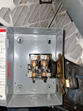 Square D Disconnect 30 Amp 240 Volt 60 Hz Cat# D221N