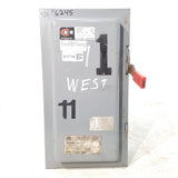 Cutler-Hammer 60 Amp 600 Volt Cat# 4105H312H Fused