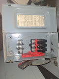 Square D Disconnect 60 Amp 600 Volt Cat# H362