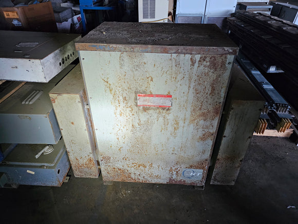 GE Transformer 75 KVA 3 Phase Dry Type Indoor 480 HV 208 LV 120 LV