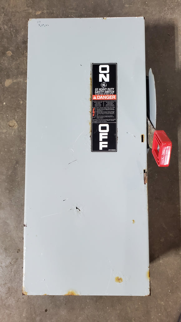 GE Disconnect 60 Amp 600 Volt 50 Max. HP Cat# THN3302 Model 10