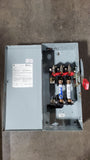 GE Disconnect 60 Amp 600 Volt 50 Max. HP Cat# THN3302 Model 10