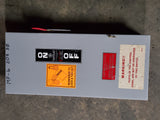 GE Disconnect 100 Amp 240 Volt Max. HP 30 Model 8 Cat# TG4323
