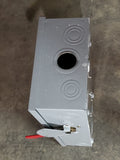 GE Disconnect 100 Amp 240 Volt Max. HP 30 Model 8 Cat# TG4323