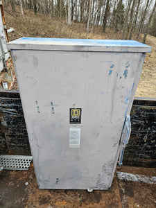 Square D Disconnect 400 Amp 600 Volt Cat# HU365R Un-Fused