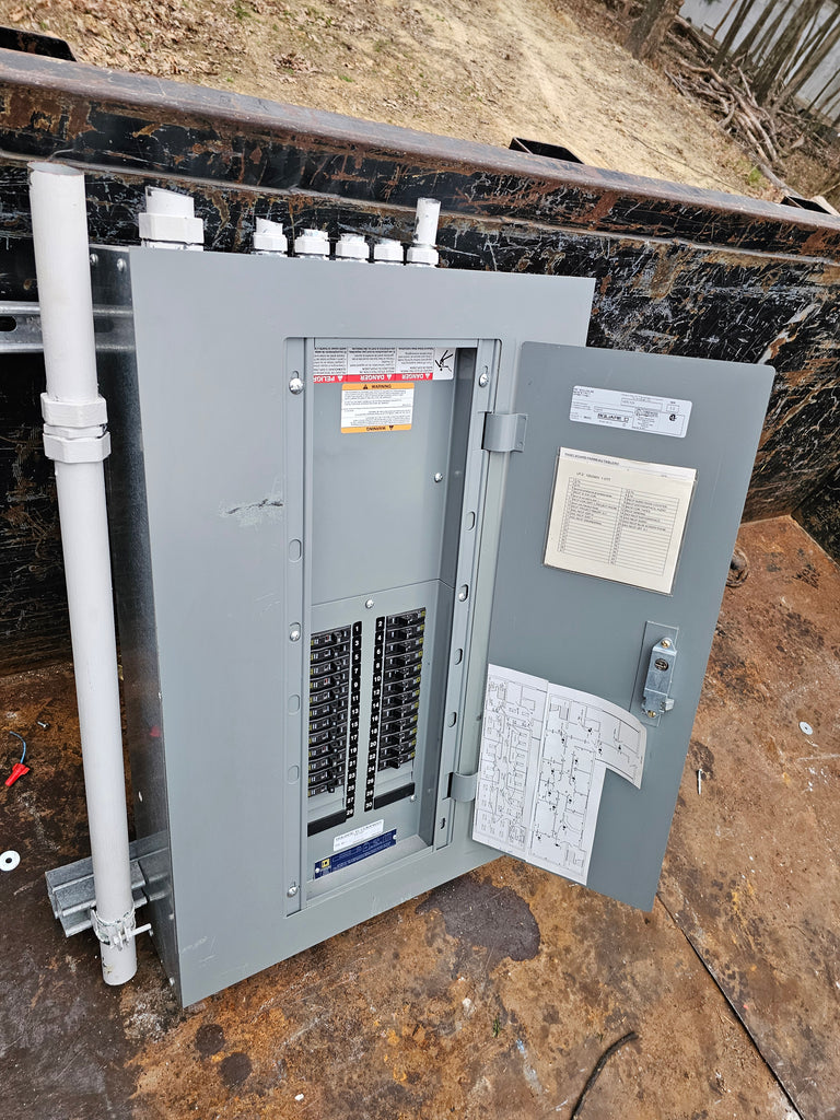 Square D NQOD Panel With Breakers 225 Amp 208Y/120-240 Volt 3 Phase 4 ...