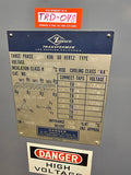 Zinsco HWT 150 KVA Transformer 12470-480Y/277 Volt
