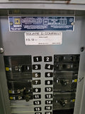 Square D NQOD 225 Amp Panel With some Breakers 208Y/120-240 Volt 3 Phase 4 Wire