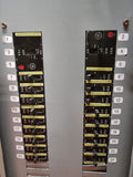 GE AEF 225 Main Panel With Some Breakers 400/277 Volt 3 Phase 4 Wire