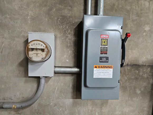 Square D Disconnect 200 Amp 600 Volt