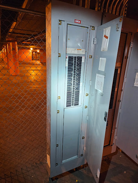 Cutler Hammer PRL1A 225 Amp  Panel With Breakers 120/208 Volt 3 Phase 4 Wire