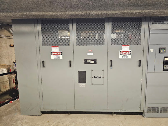 Square D 2500 KVA Transformer 12470 Volt 3 Phase 60 Hz Class AA/FFA