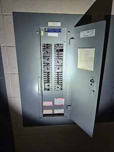 Square D NQOD 225 Amp Panel With Some Breakers 208Y/120-240 Volt 3 Phase 4 wire