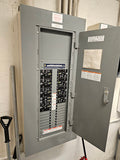 Square D NF 250 Amp Panel With Some Breakers 600Y/347-240 Volt 3 Phase 4 Wire