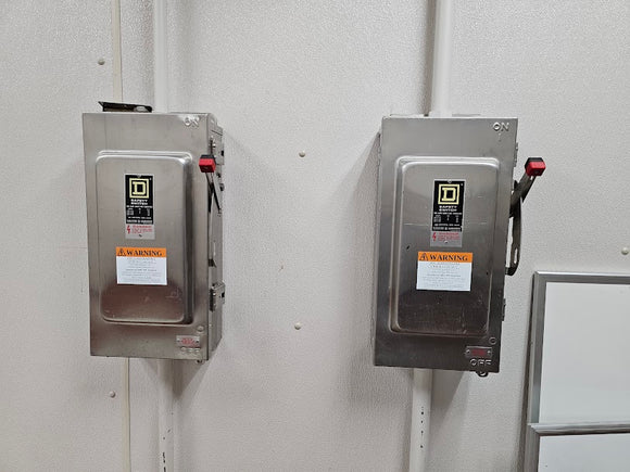 Square D Disconnect 100 Amp 600 Volt