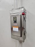 Square D Disconnect 100 Amp 600 Volt