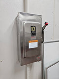 Square D Disconnect 100 Amp 600 Volt