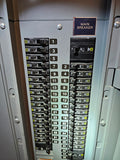 Square D NQOD 100 Amp main Panel With some Breakers 208Y/120 Volt 3 phase 4 Wire