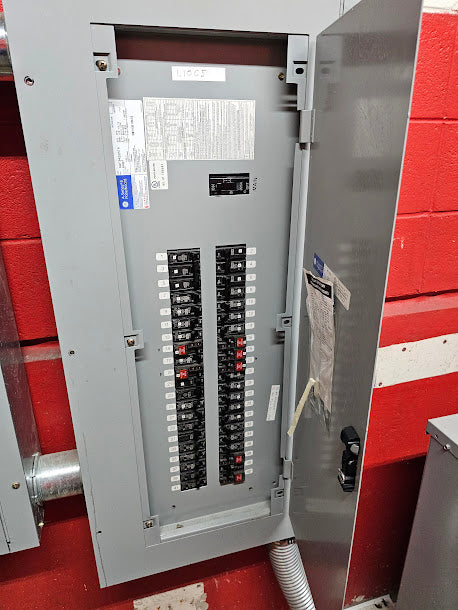 GE AQF  Panel With 225 Amp Main & Breakers  208Y/120 Volt 3 Phase 4 Wire