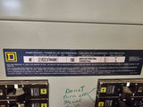 Square D NF 250 Amp Main Panel 600Y/347-240  Volt 3 Phase 4 Wire 42 Circuit