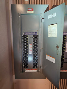 Square D NF 250 Amp Panel With Some Breakers 600Y/347-240 Volt 3 Phase 4 Wire