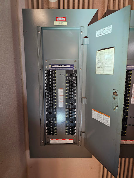 Square D NF 250 Amp Panel With Some Breakers 600Y/347-240 Volt 3 Phase 4 Wire