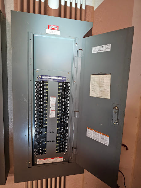 Square D NF 250 Amp Panel With Some Breakers 600Y/347-240 Volt 3 Phase 4 Wire