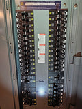 Square D NF 250 Amp Panel With Some Breakers 600Y/347-240 Volt 3 Phase 4 Wire