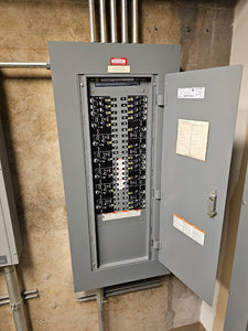 Square D NF 250 Amp Panel With Some Breakers 600Y/347-240 Volt 3 Phase 4 Wire