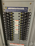 Square D NF 125 Amp Panel With Some Breakers 600Y/347-240 Volt 3 Phase 4 Wire