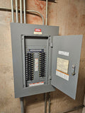Square D NF 125 Amp Panel With Some Breakers 600Y/347-240 Volt 3 Phase 4 Wire