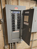Square D NF 250 Amp Panel With Some Breakers 600Y/347-240 Volt 3 Phase 4 Wire