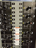 Square D NF 250 Amp Panel With Some Breakers 600Y/347-240 Volt 3 Phase 4 Wire