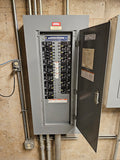 Square D NF 250 Amp Panel With Some Breakers 600Y/347-240 Volt 3 Phase 4 Wire