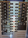 Square D NF 125 Amp Panel With Some Breakers 600Y/347-240 Volt 3 Phase 4 Wire