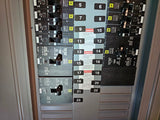 Square D NF 125 Amp Panel With Some Breakers 600Y/347-240 Volt 3 Phase 4 Wire
