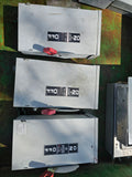 GE Disconnect 60 Amp 600 Volt Model 10 Cat# THN3362R Un-Fused Type  3R