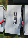 GE Disconnect 60 Amp 600 Volt Model 10 Cat# THN3362R Un-Fused Type  3R