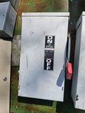 GE Disconnect 60 Amp 600 Volt Model 10 Cat# THN3362R Un-Fused Type  3R