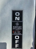 GE Disconnect 60 Amp 600 Volt Model 10 Cat# THN3362R Un-Fused Type  3R