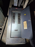 GE NHB 400 Amp Panel With 150 Amp Main & Breakers 277/480 Volt 3 Phase 4 Wire