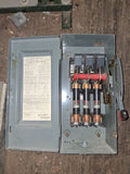Square D Disconnect 60 Amp 600 Volt Cat# H362 Fused